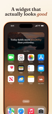 Daily Affirmations: Widget Screenshot 3 of 8