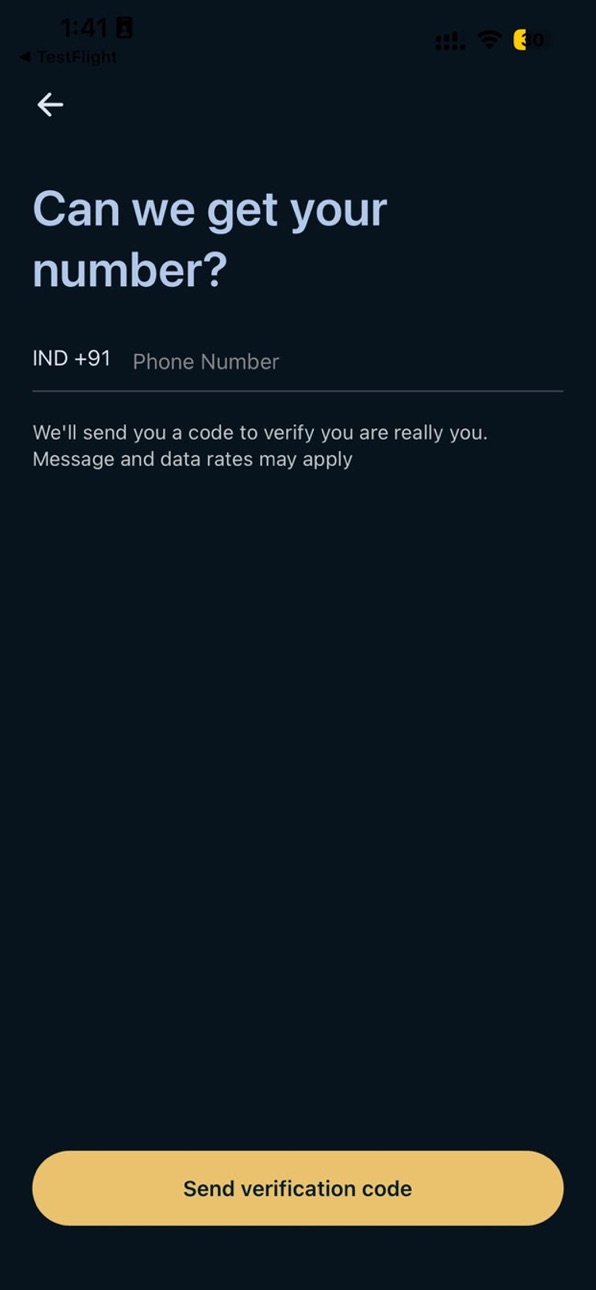 iPhone screenshot
