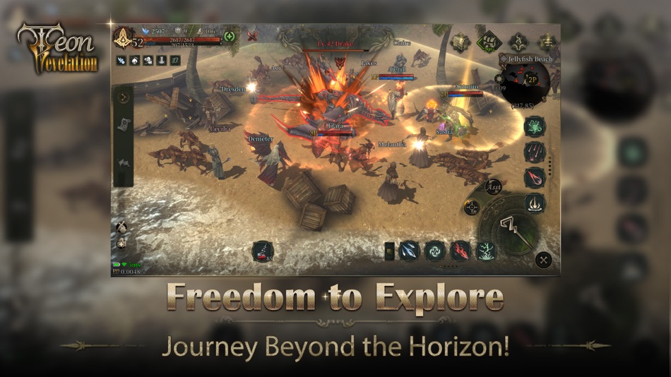 #5. Teon: Revelation (iOS) Door: Lakoo