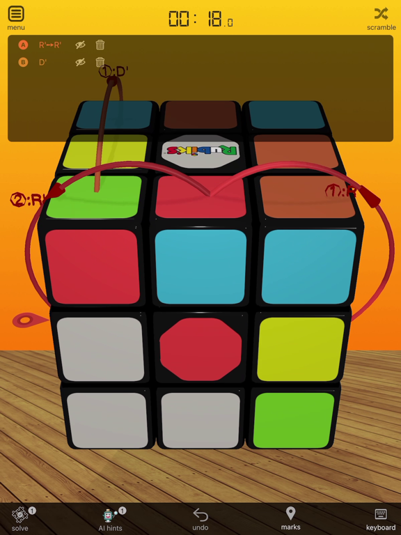 3D Magic Cube Puzzle iPad screenshot 8 - Education app