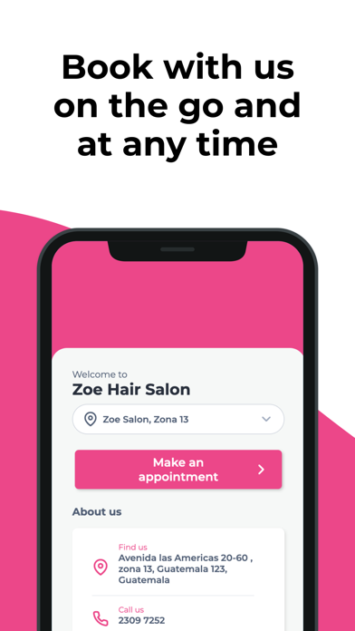 Screenshot #1 pour Zoe Hair Salon