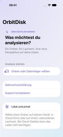 OrbitDisk – Speicheranalyse screenshot 2