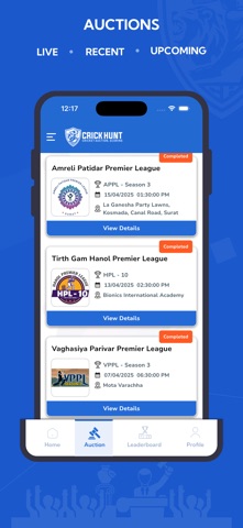 CrickHunt - Auction & Scoring iPhone screenshot 4
