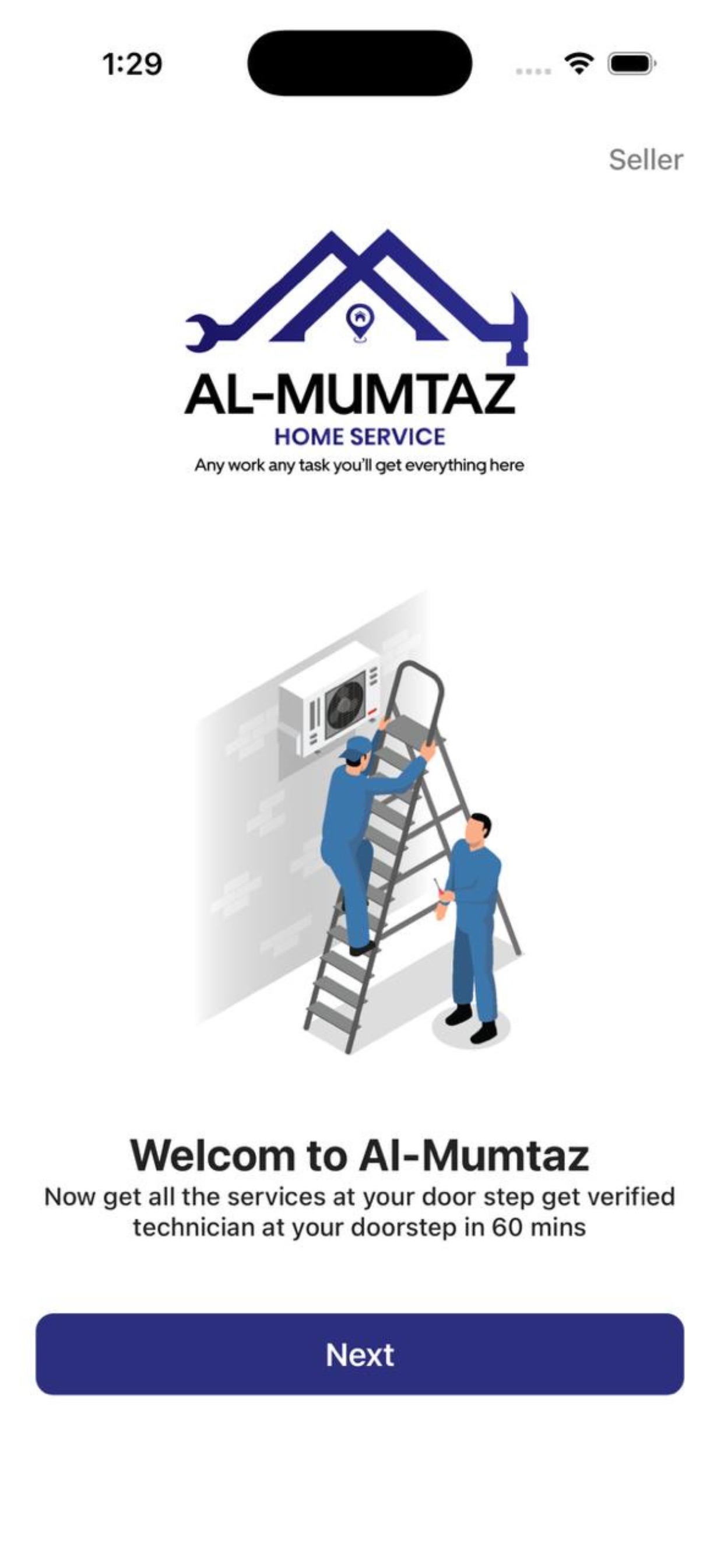 Screenshot 1 of Al Mumtaz Home Services
