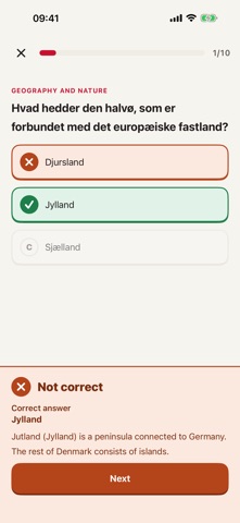 Danish Citizenship Test Prep screenshot 3