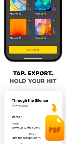 Song Writer AI,Lyric Generator iPhone screenshot