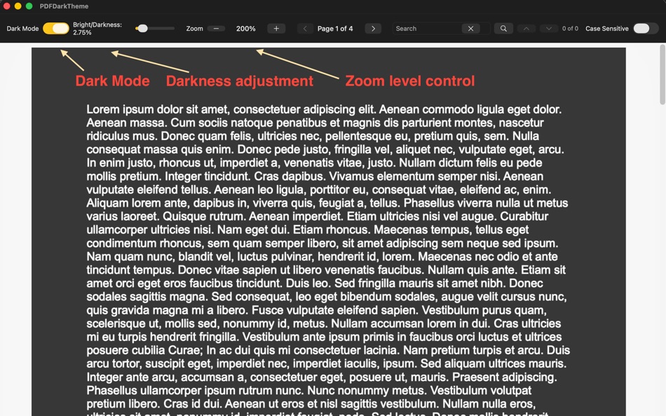 #1. PDFDarkTheme (macOS) Ved: JUN WU