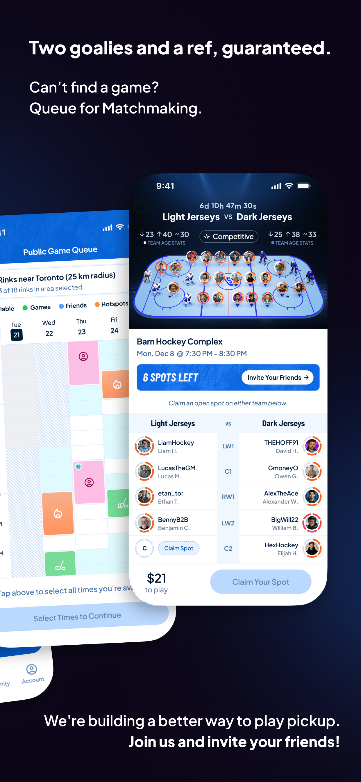 BetterPuck: Pickup Hockey screenshot 2