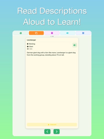 100 Dogs: Kids Encyclopedia iPad screenshot