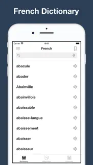 dictionary of french language iphone screenshot 1