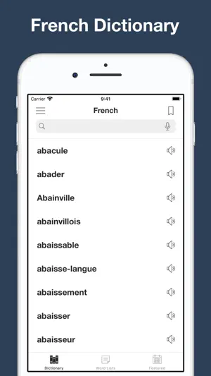 Dictionary of French Language screenshot 1