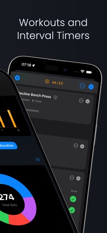 GymJC – Workout & Interval Log iPhone screenshot