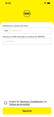 Chat Legal ARAG iPhone screenshot