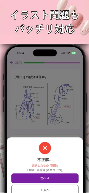 最短合格！ネイリスト検定2級対策 screenshot 3 of 3