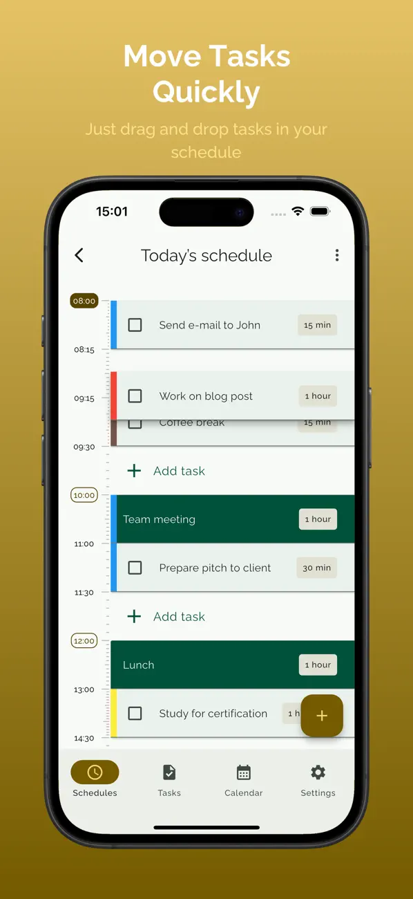 Screenshot #2 pour Day Planner - Time Blokker
