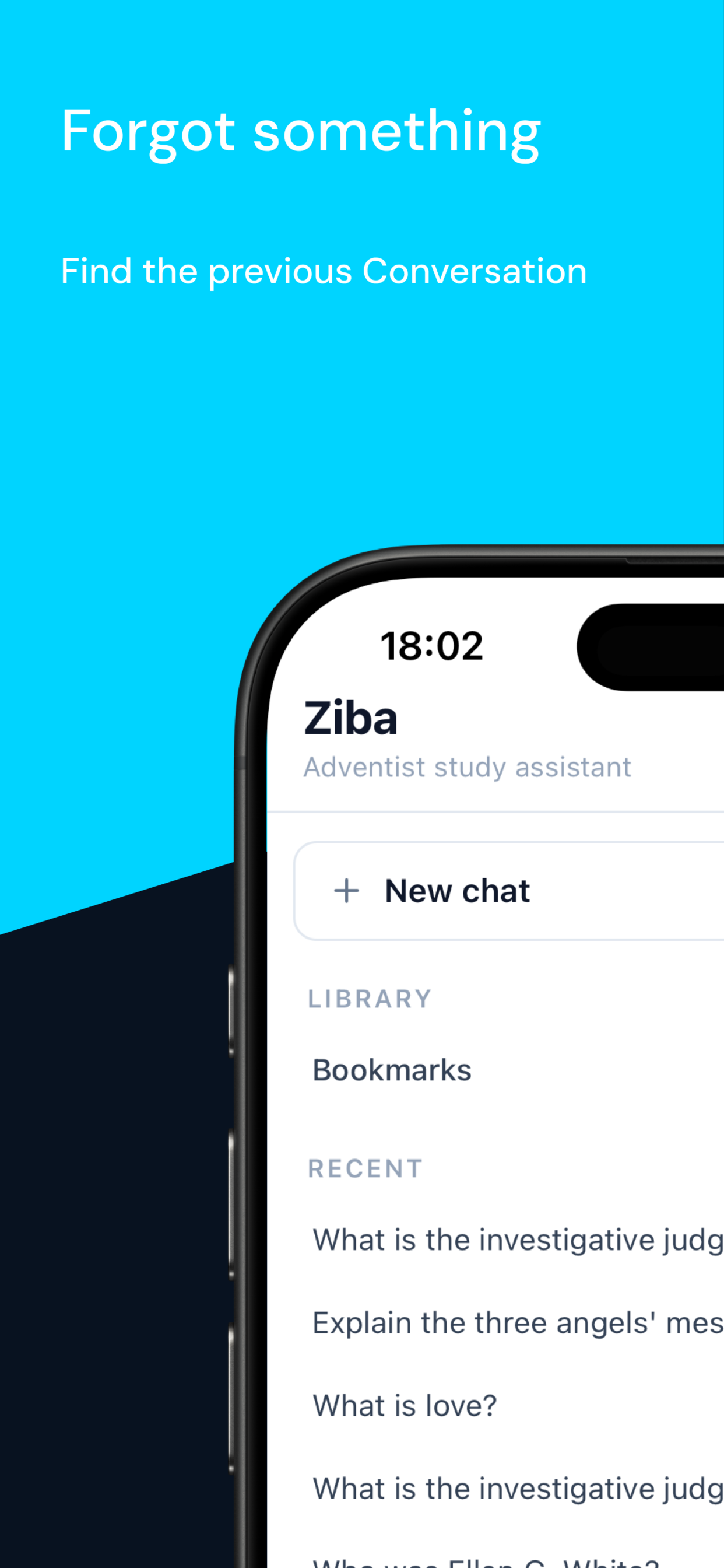 Ziba AI Adventist Study Asst. screenshot 4
