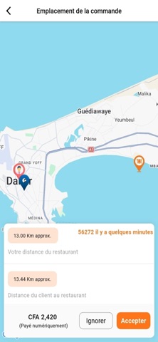 BAFA Delivery screenshot