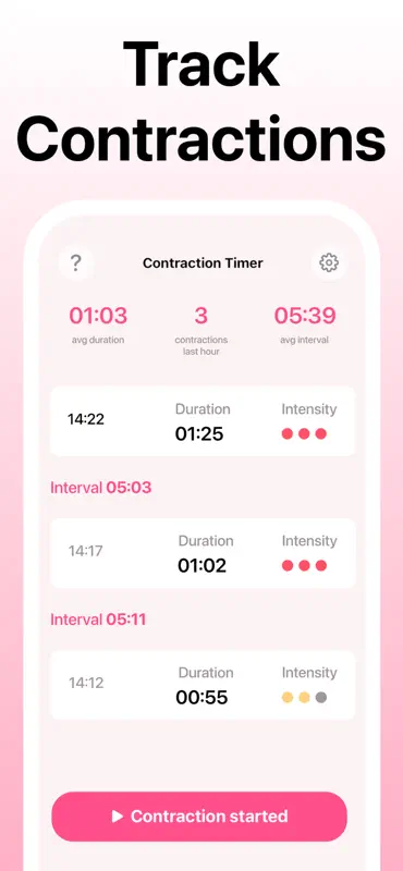 Contraction Timer - Leleka screenshot 3 of 9