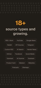 Toopost: Any Source. One Feed screenshot