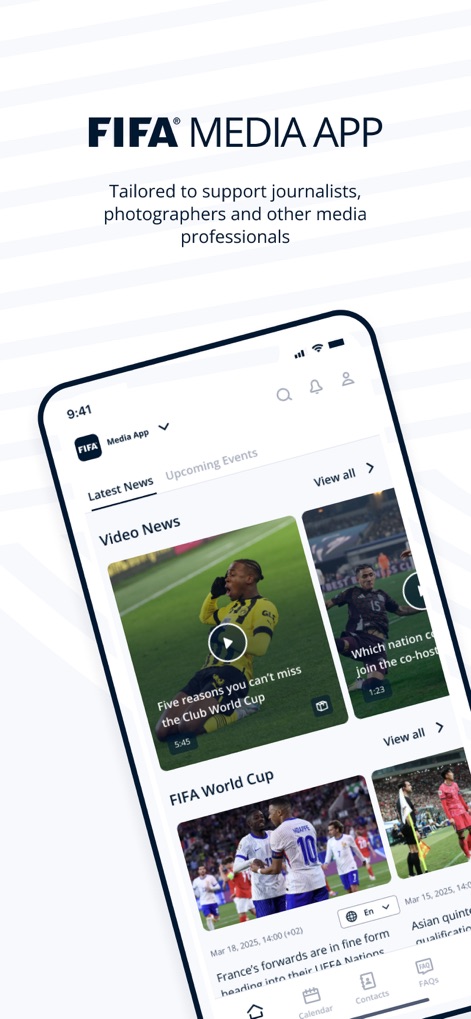 FIFA Media App - Sports App | MWM