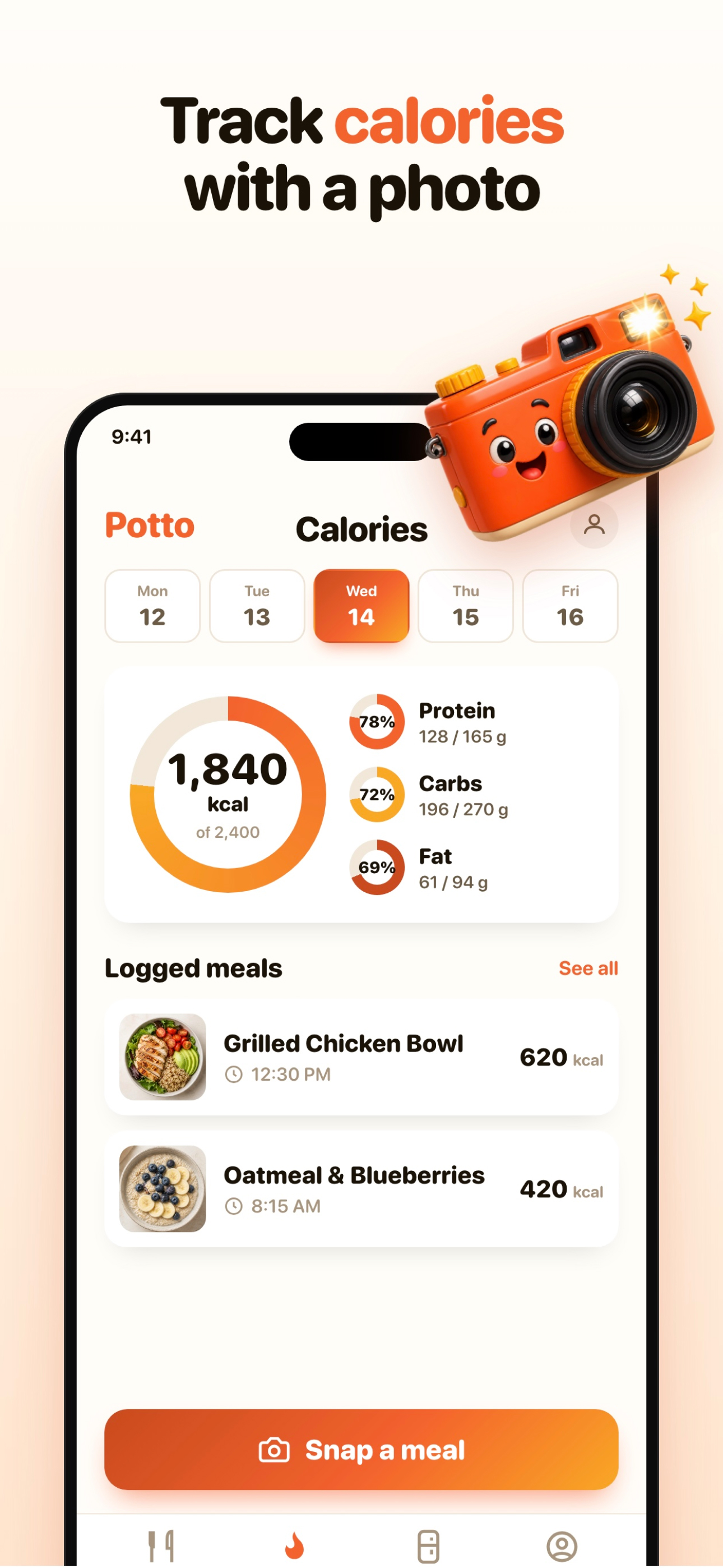 Potto: Meal Planner & Recipes screenshot 3
