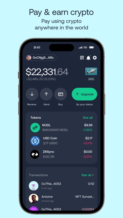 Nodle Cash Wallet: Earn Crypto