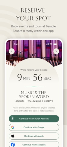 Temple Square iPhone screenshot