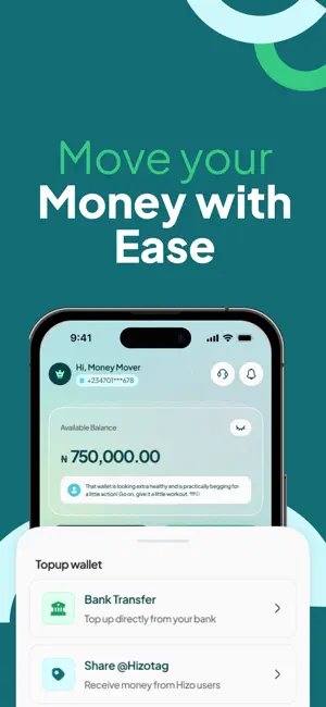 Hizo: Money Transfer Africa screenshot 3
