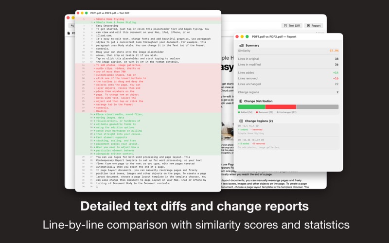 Delta: Compare Docs & Folders Screenshot 2