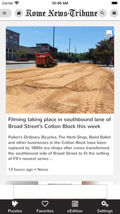 Rome News-Tribune Screenshot