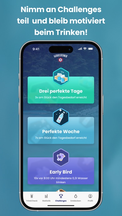 Gerolsteiner TrinkCheck Screenshot