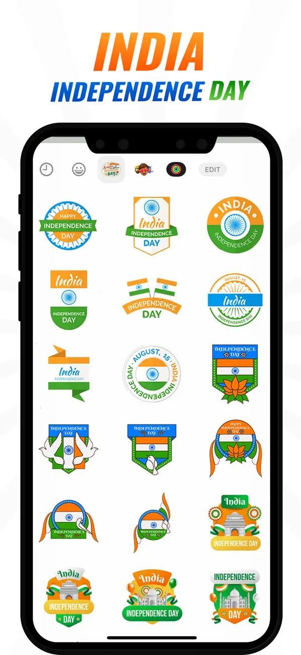 Screenshot #2 pour Independence Day Stickers!!!
