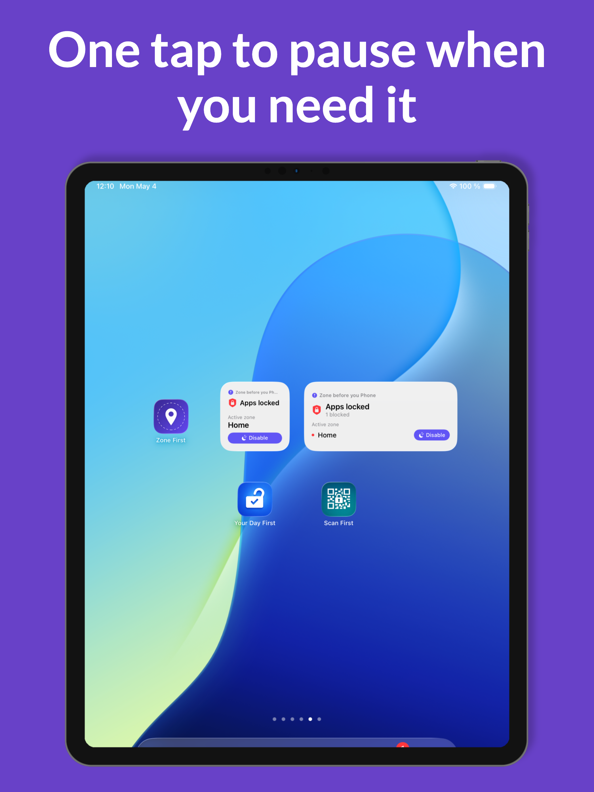 Zone before you Phone