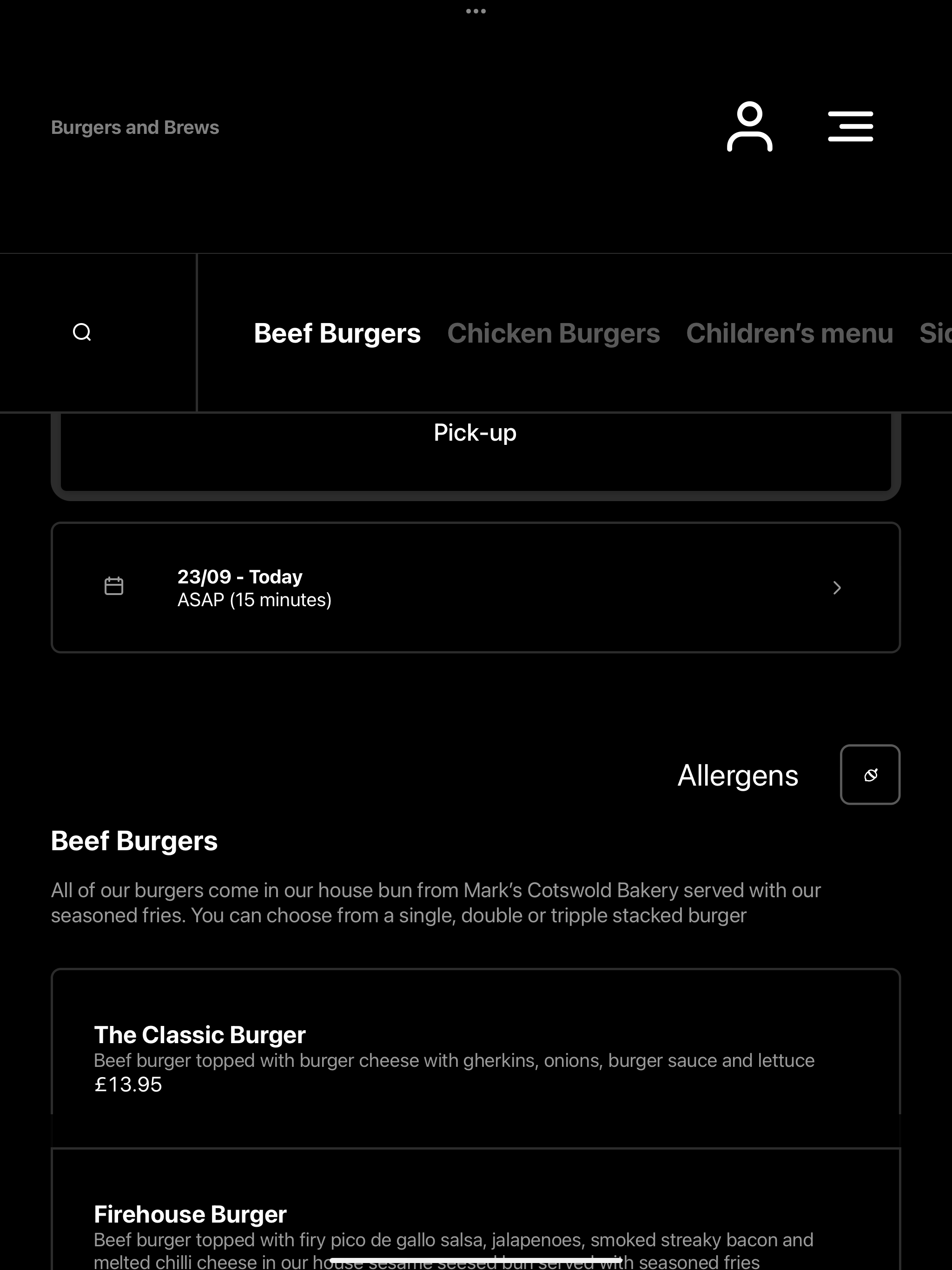 Burgers and Brews