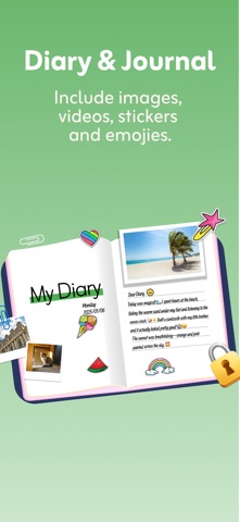 My Diary - Journal and lock screenshot