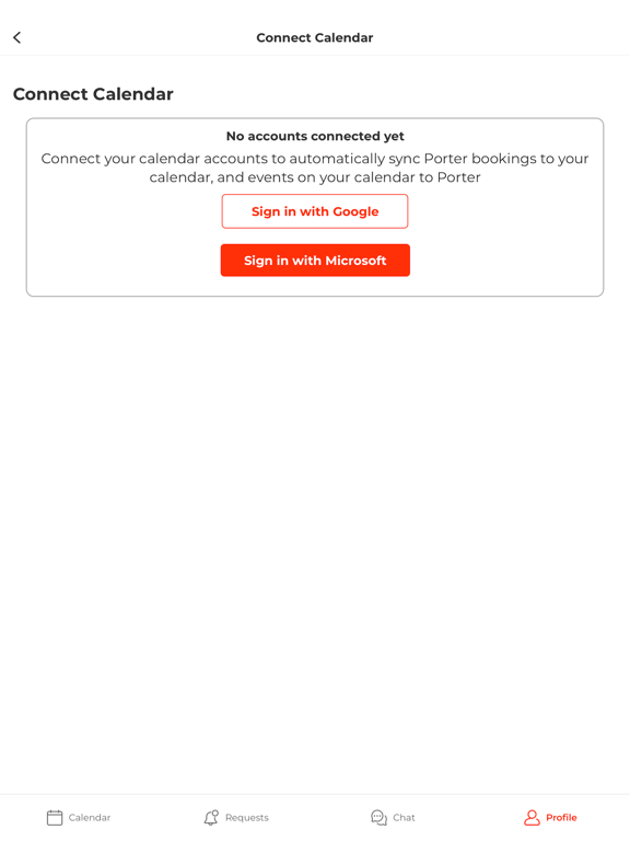 Porter iPad screenshot 4 - Productivity app