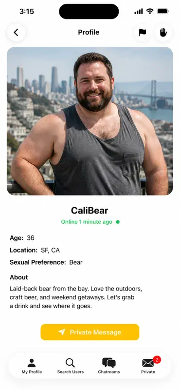 Gay Bear Chat screenshot 2 of 8