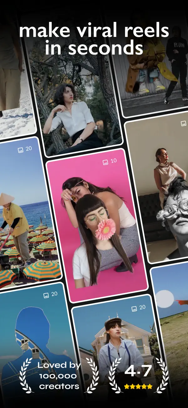 #1. Lono: Reels Maker & Pic Editor (iOS) Podle: BLANK CANVAS DESIGNS PRIVATE LIMITED