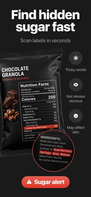 Sugar Free: Food Scanner AI screenshot 1