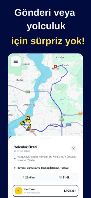 SepetTaxi: Taksi & Kurye screenshot 3