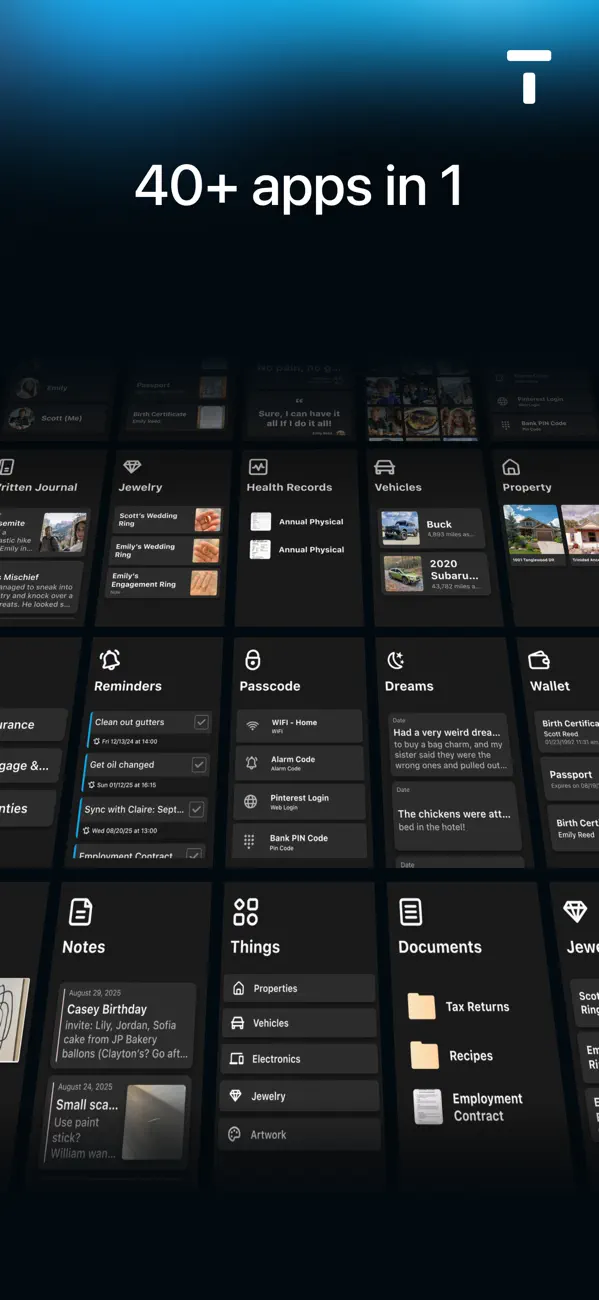 Screenshot #3 pour Thinkspan: AI Life Vault
