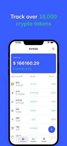 Holdy Crypto Portfolio Tracker Screenshot 1 of 7