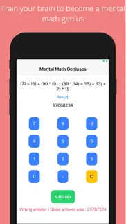 mental math geniuses iphone screenshot 1