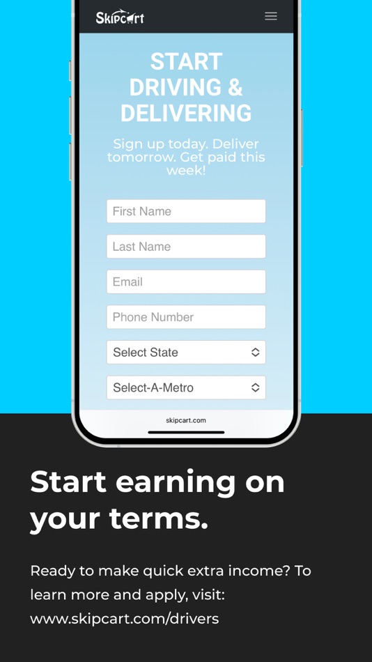 #4. Skipcart Delivery Driver (iOS) Podle: Skipcart Corporation
