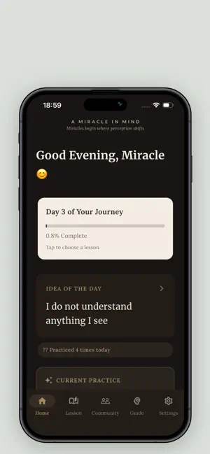 A Miracle In Mind - ACIM screenshot 1