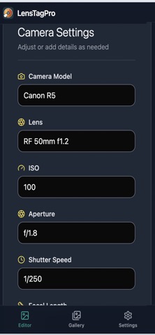 LensTag Pro screenshot