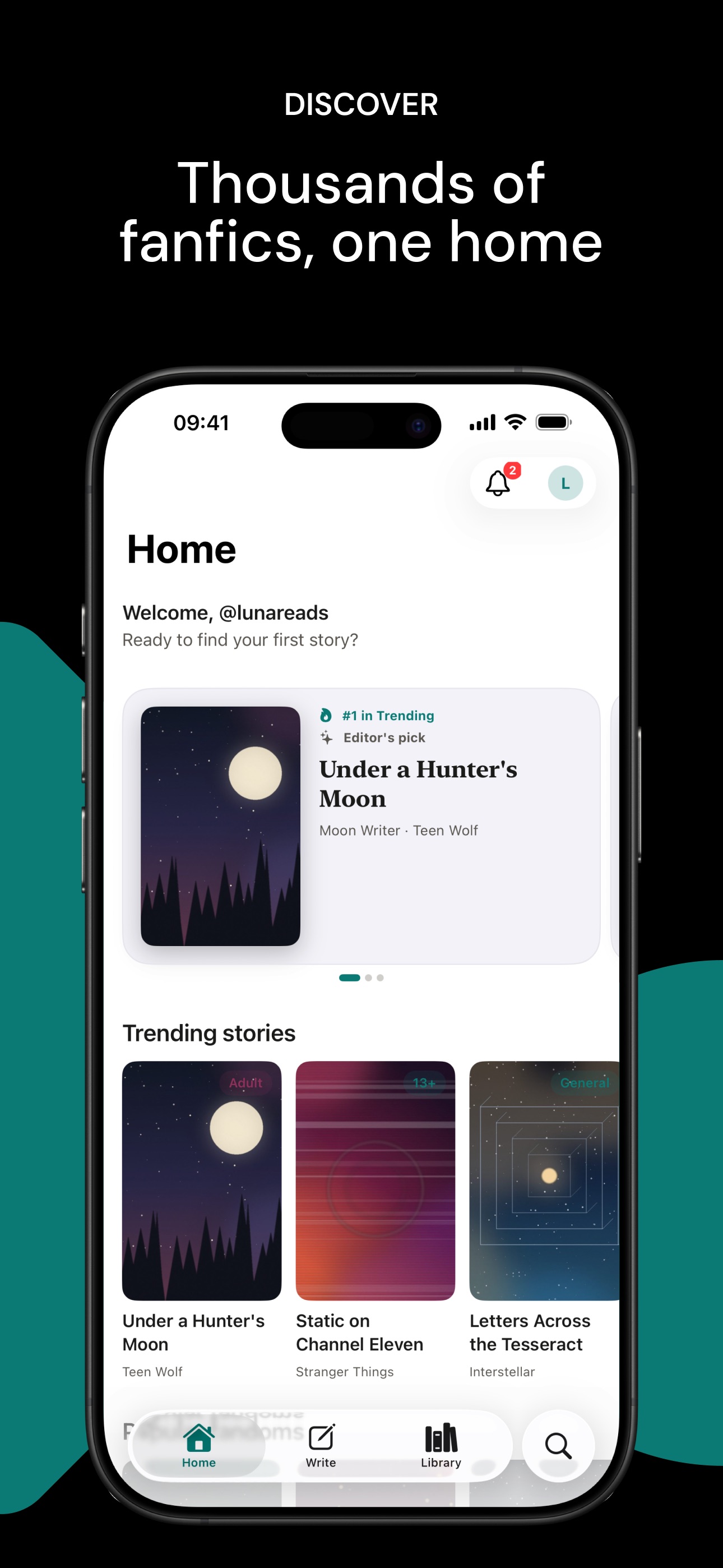Screenshot 2 of Ficverse