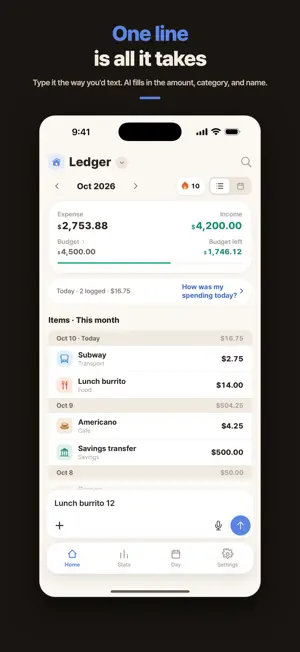 Monoline: AI Expense Tracker screenshot 3
