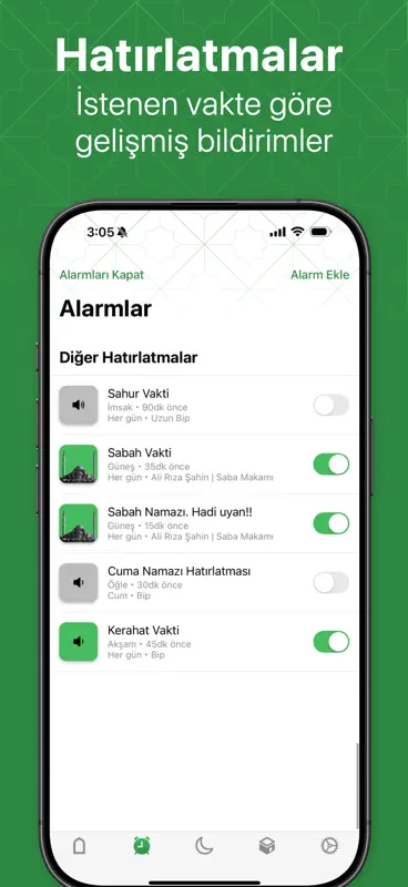 Namaz Vakitleri: Alarm & Kıble screenshot 7 of 10