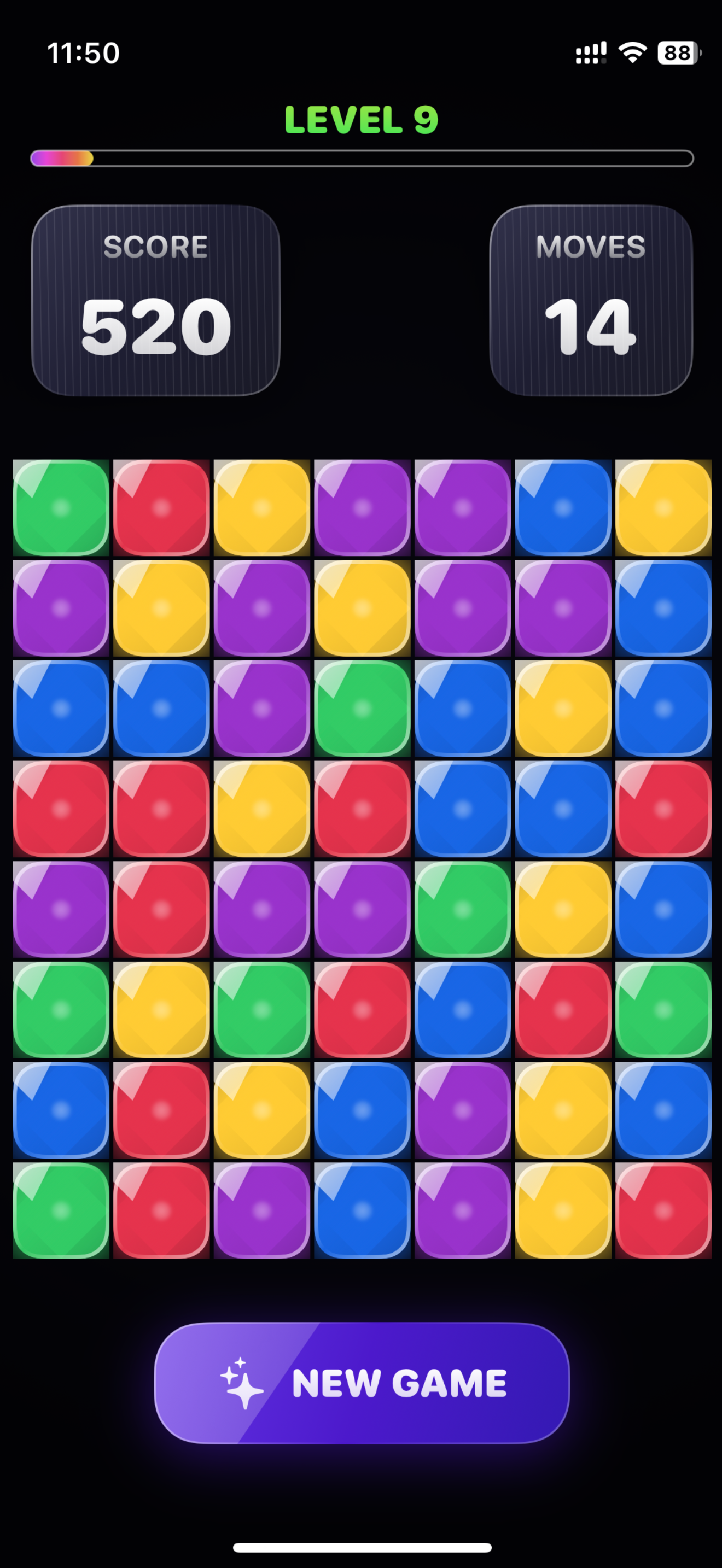 Color Clash Blast-Match Puzzle